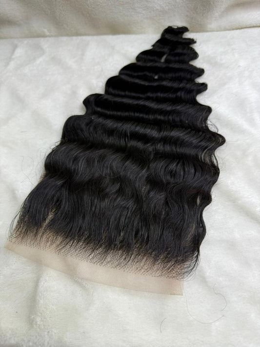 5x5 Hd closure deep wave 12inch