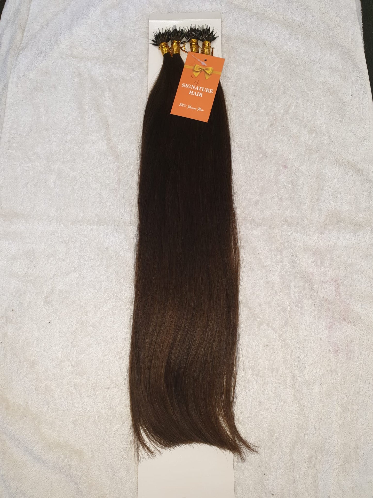 Nano Ring Hair Extensions - 20 Inches 100% Human Hair 3 Colours