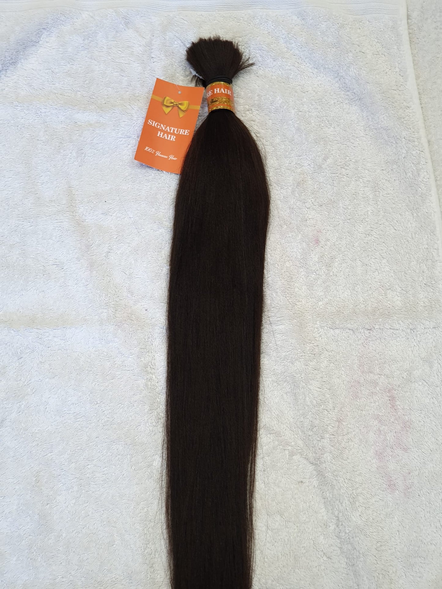 8A Yaki Bulk Hair - 26 Inches 100% Human Hair Multiple Colors