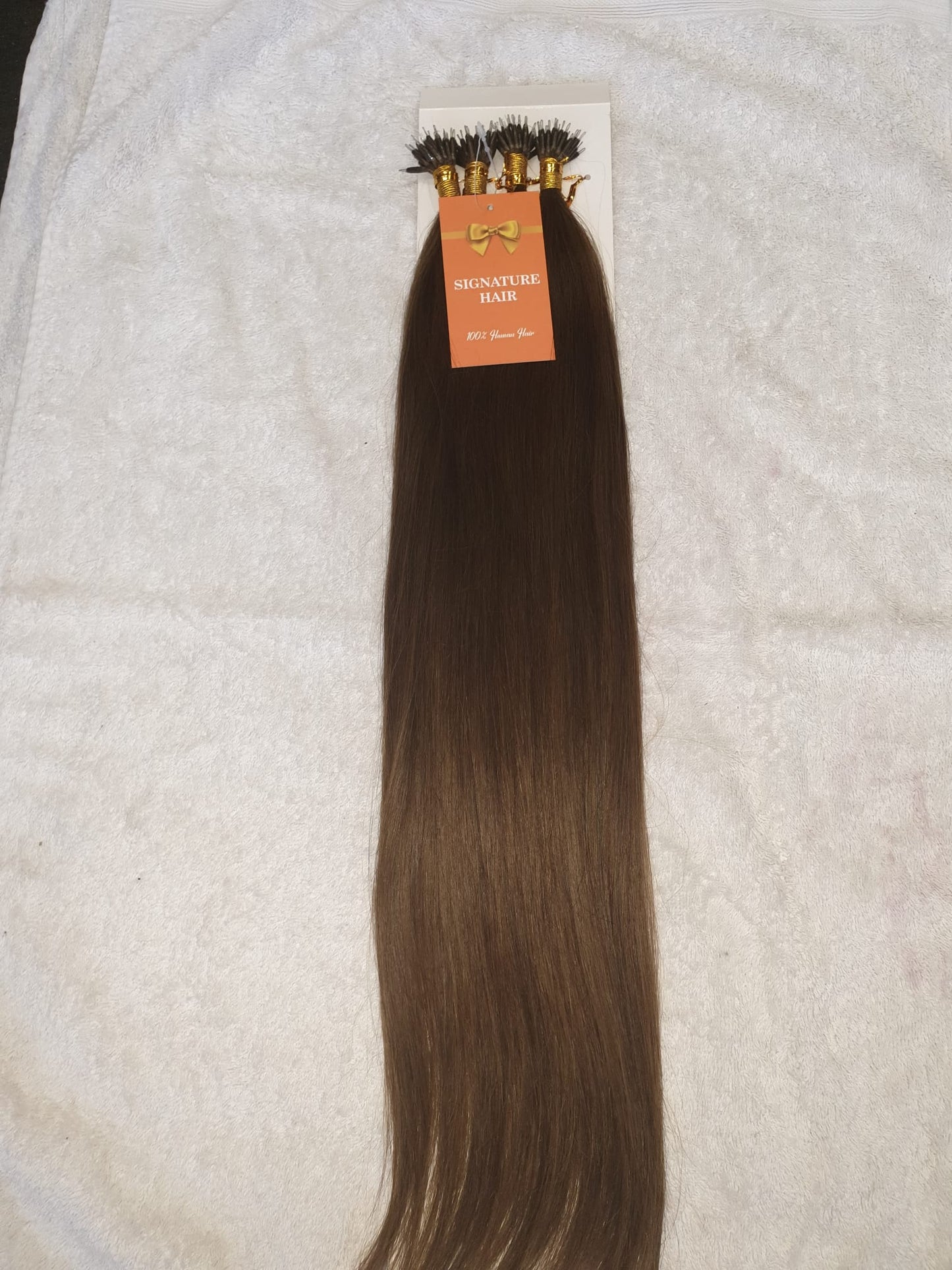 Nano Ring Hair Extensions - 20 Inches 100% Human Hair 3 Colours