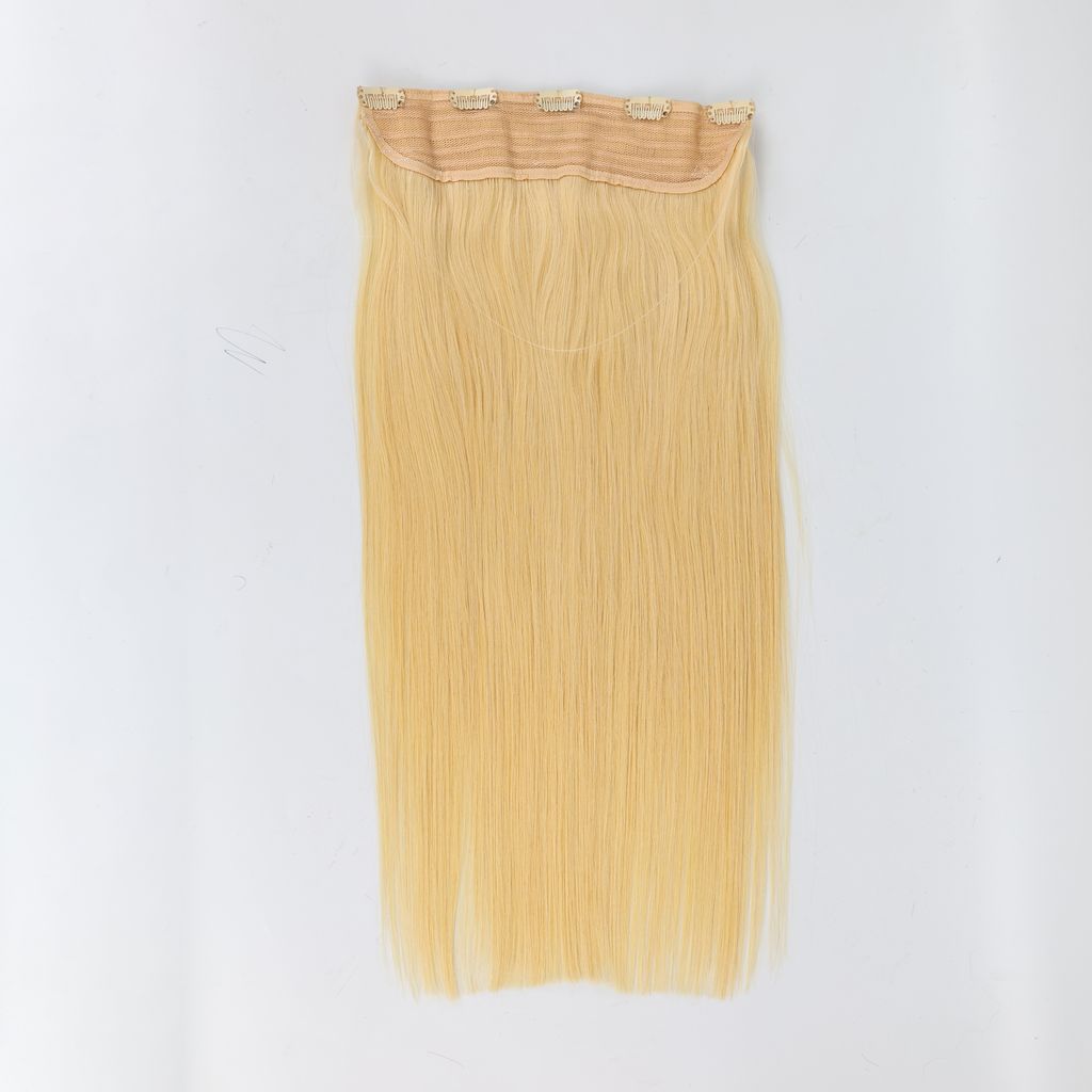 Halo Hair Extensions - Platinum Blonde #613 Double Drawn 20-22 Inches