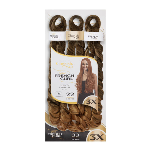 Cherish Bulk : 3x Ps Spiral French Curl 22 (Col. T27)