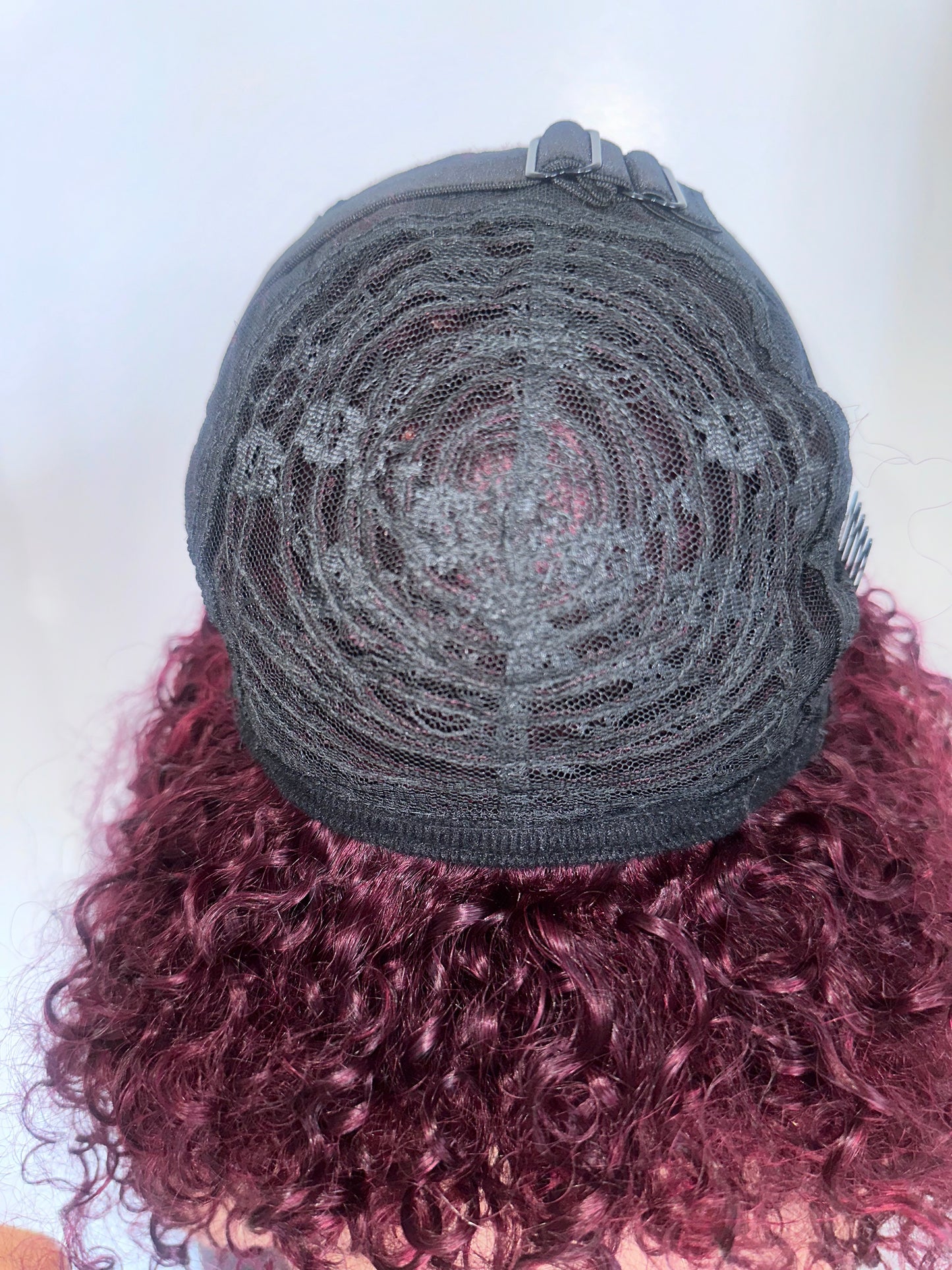 Machine bang bob curly