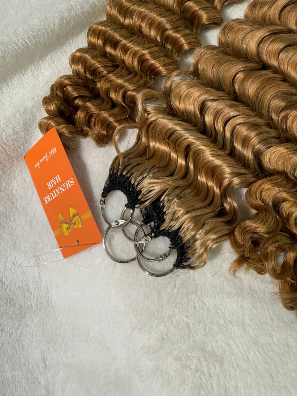 Feather weft deep wave 100% Crochet 15A Virgin Human hair