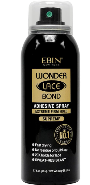 EBIN New York Wonder Lace Bond Adhesive Spray - Supreme Extreme Firm Hold