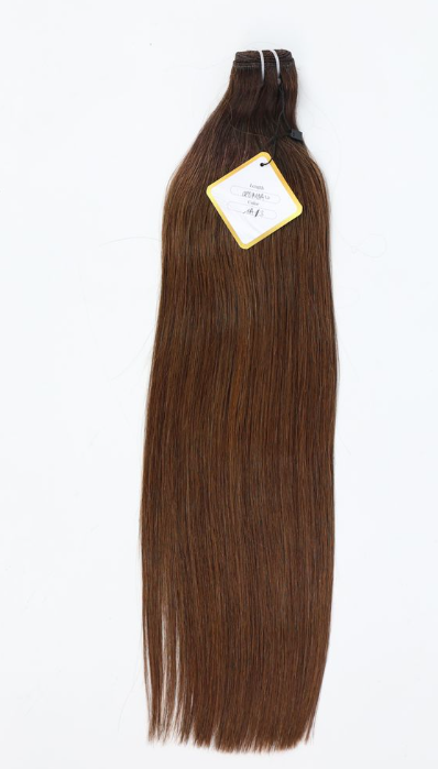 Ombre Hair Bundle - #1A/#3 Jet Black to Dark Brown Double Drawn 20-22 Inches