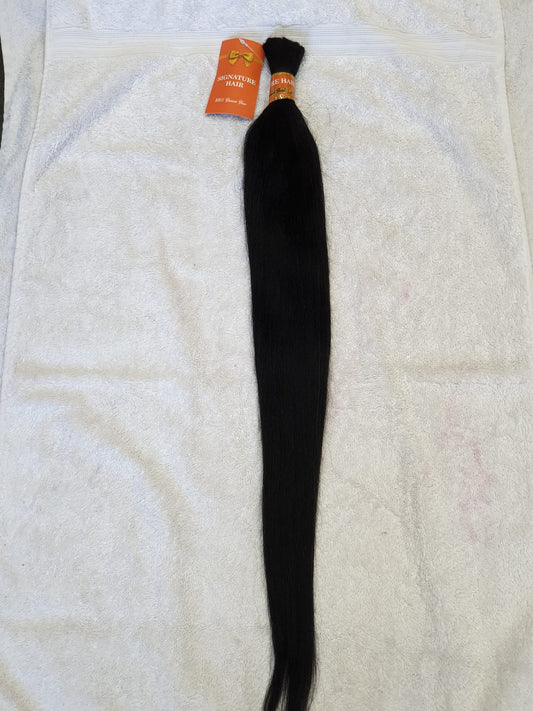 8A Yaki Bulk Hair - 26 Inches 100% Human Hair Multiple Colors