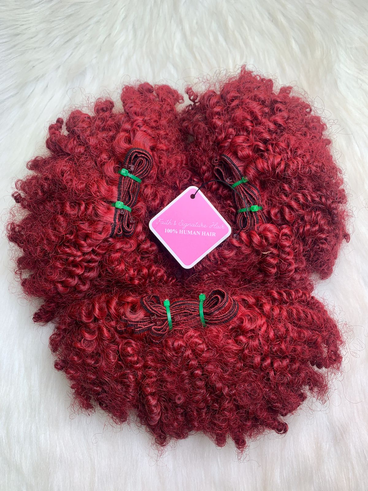 Weft curly double drawn 12 inches 100g