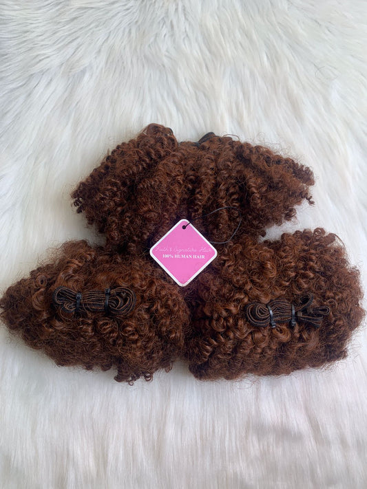 Weft curly double drawn 12 inches 100g