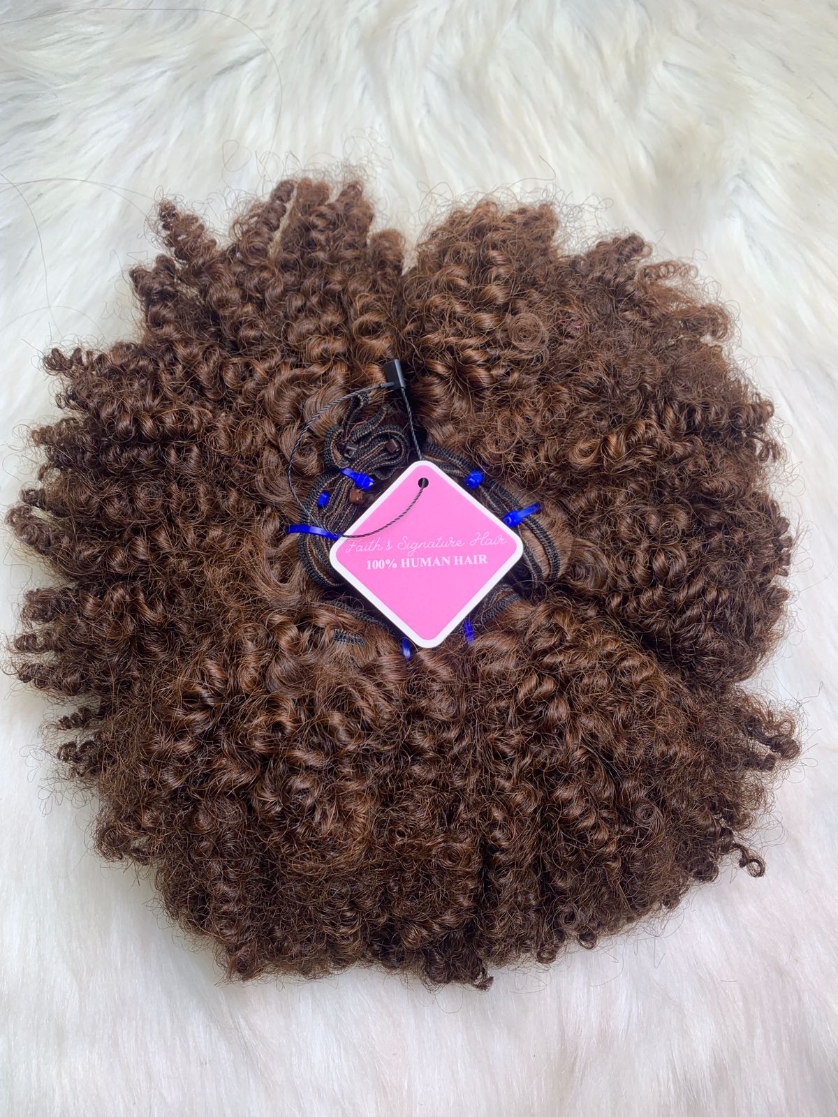 Weft curly double drawn 12 inches 100g