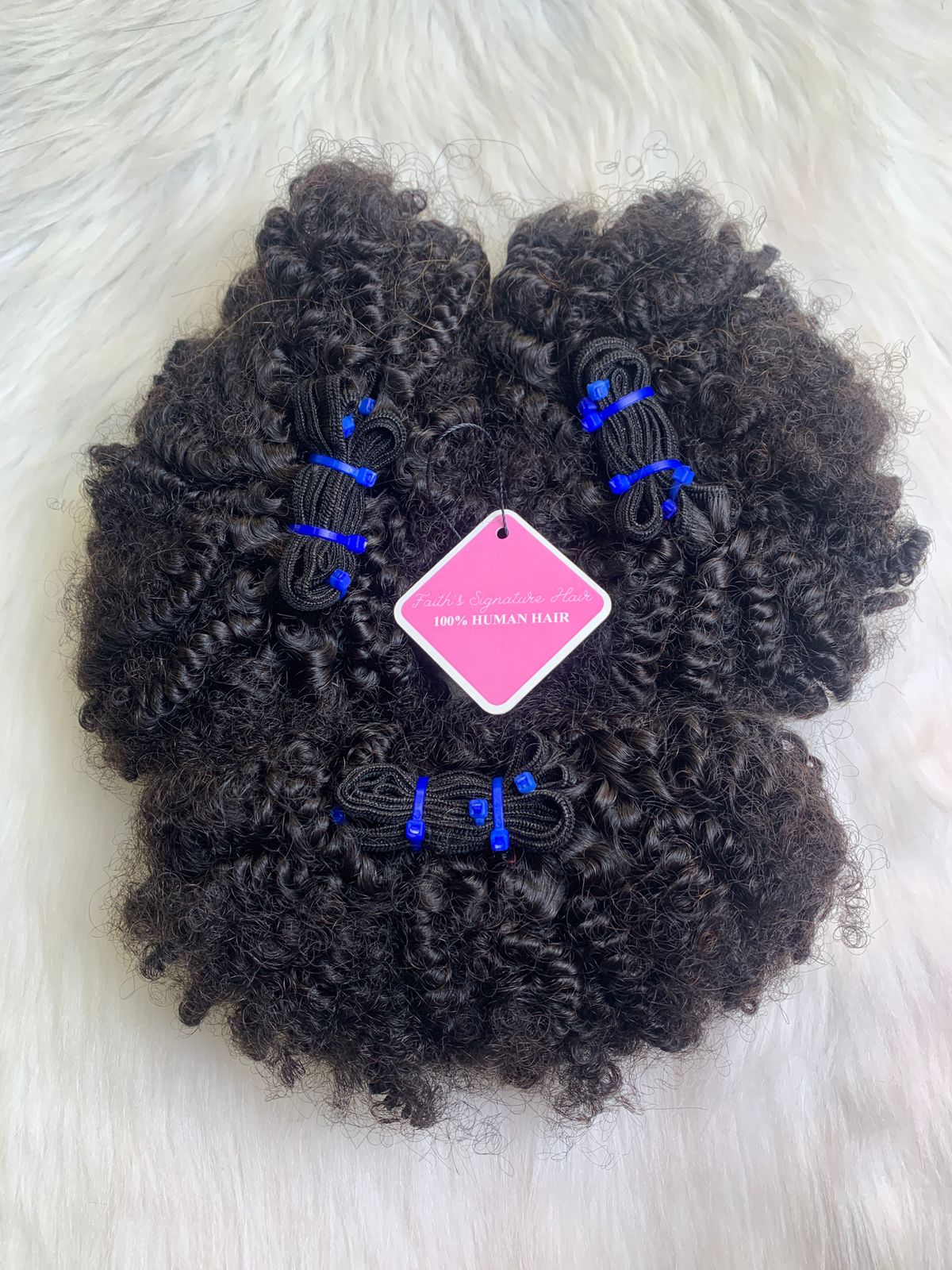 Weft curly double drawn 12 inches 100g