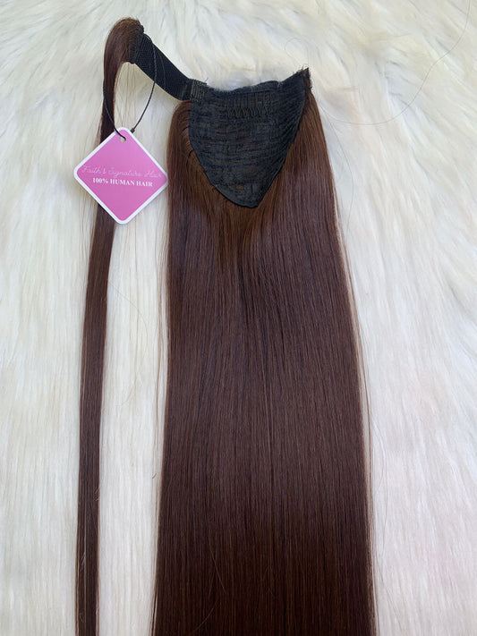 Strand wrap ponytail 20 inches 150 Grams double drawn