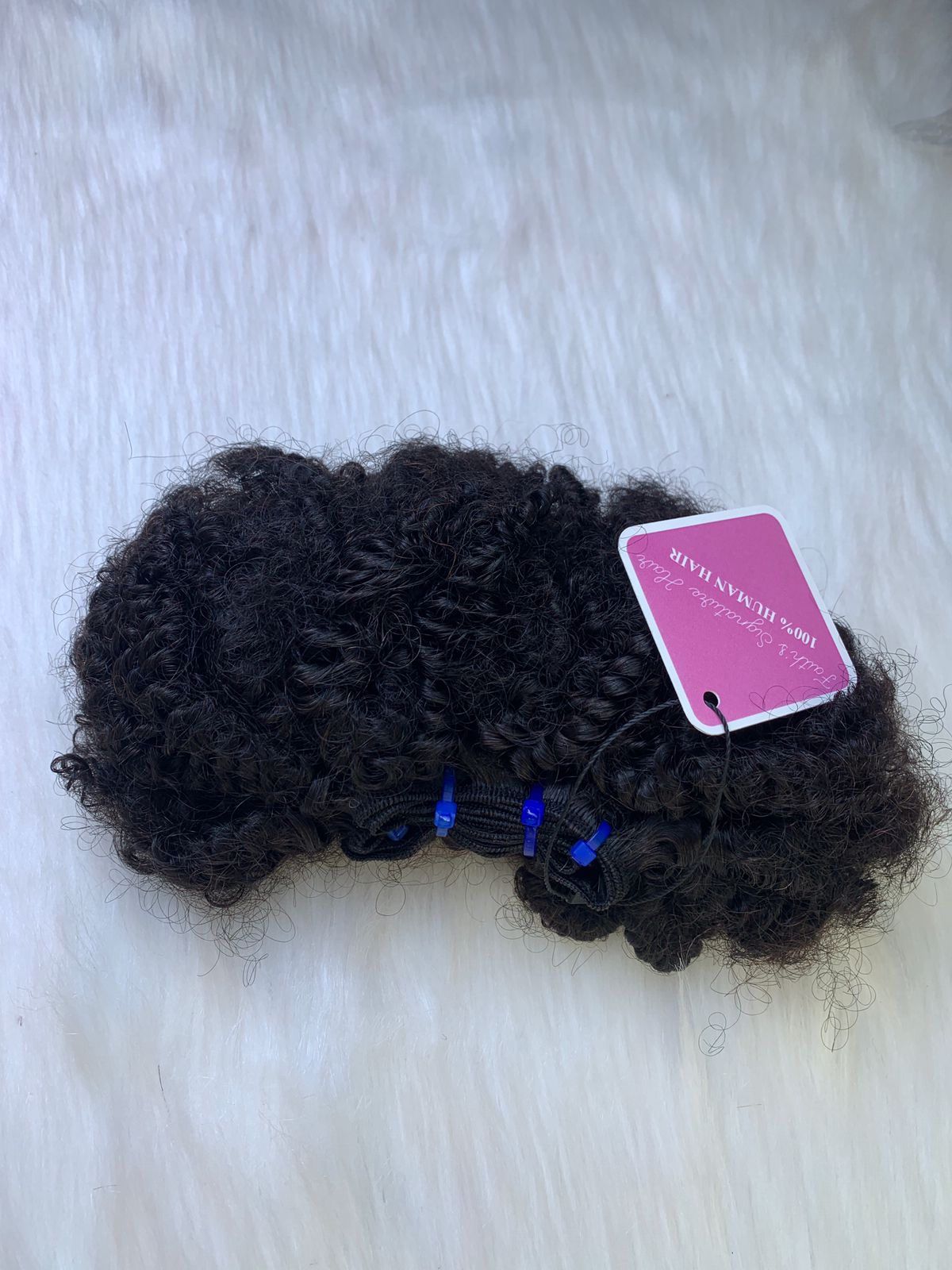 Weft curly double drawn 12 inches 100g