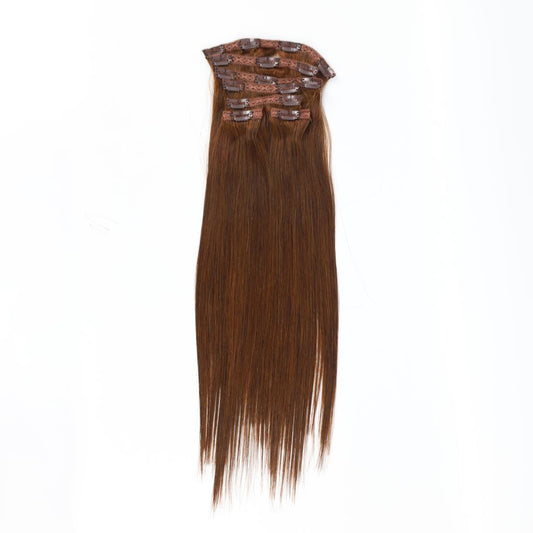 100% Double Drawn Clip-in Straight #2