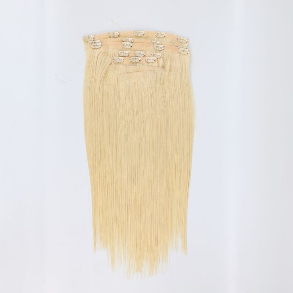 100% Double Drawn Clip-In Straight #613